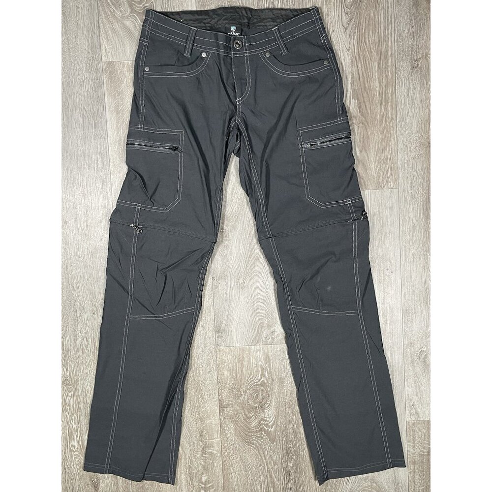 Kuhl Kliffside Convertible Outdoor Hiking Dark Gray Pants - Women Size 2